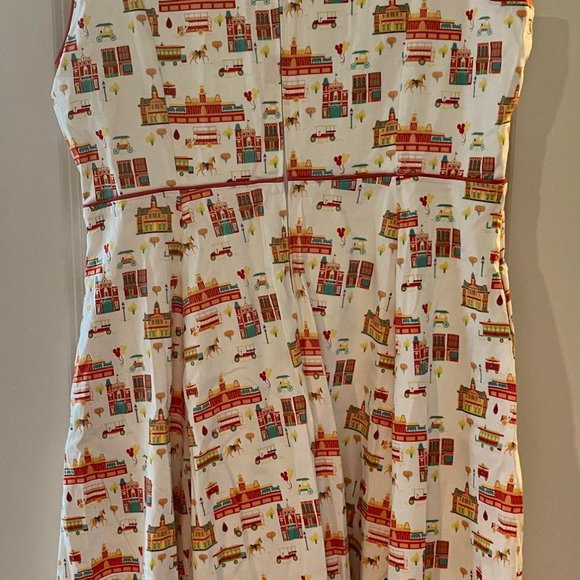 XL Disney Dress Shop Main Street USA Dress and Cardigan - Picture 5 of 6